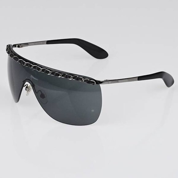VINTAGE ICONIC CHANEL Shield Chain Sunglasses - Picture 12 of 12